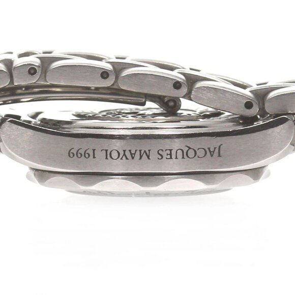 OMEGA Seamaster300 Jack Mayol Date Navy Dial Quartz Ladies Watch_831644 - Picture 6 of 6